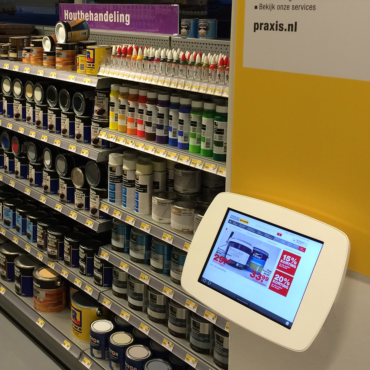 Bouncepad Wallmount tablet and iPad kiosk mount