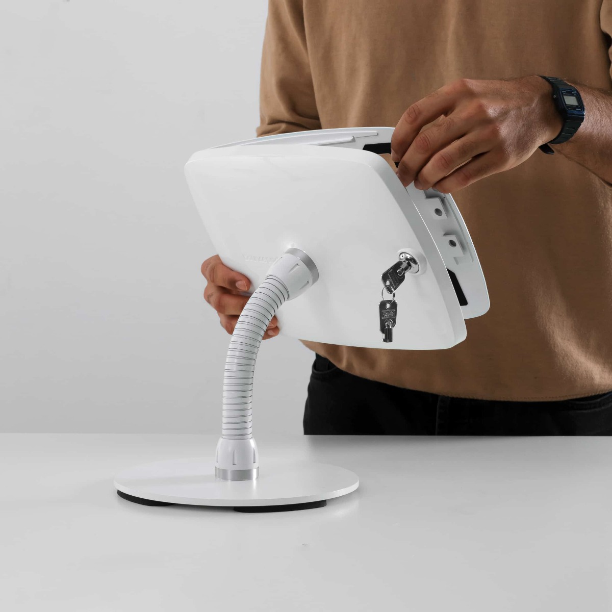 Bouncepad Counter Flex freestanding gooseneck tablet kiosk