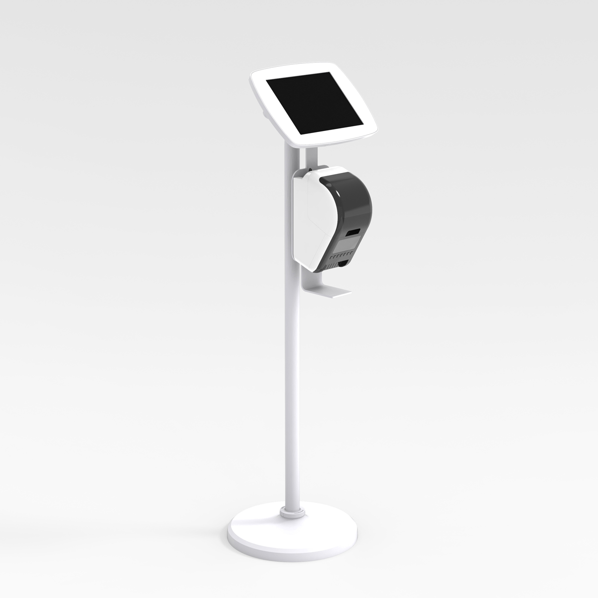 Bouncepad Floorstanding | tablet/iPad stand  with Brother Printer Mount