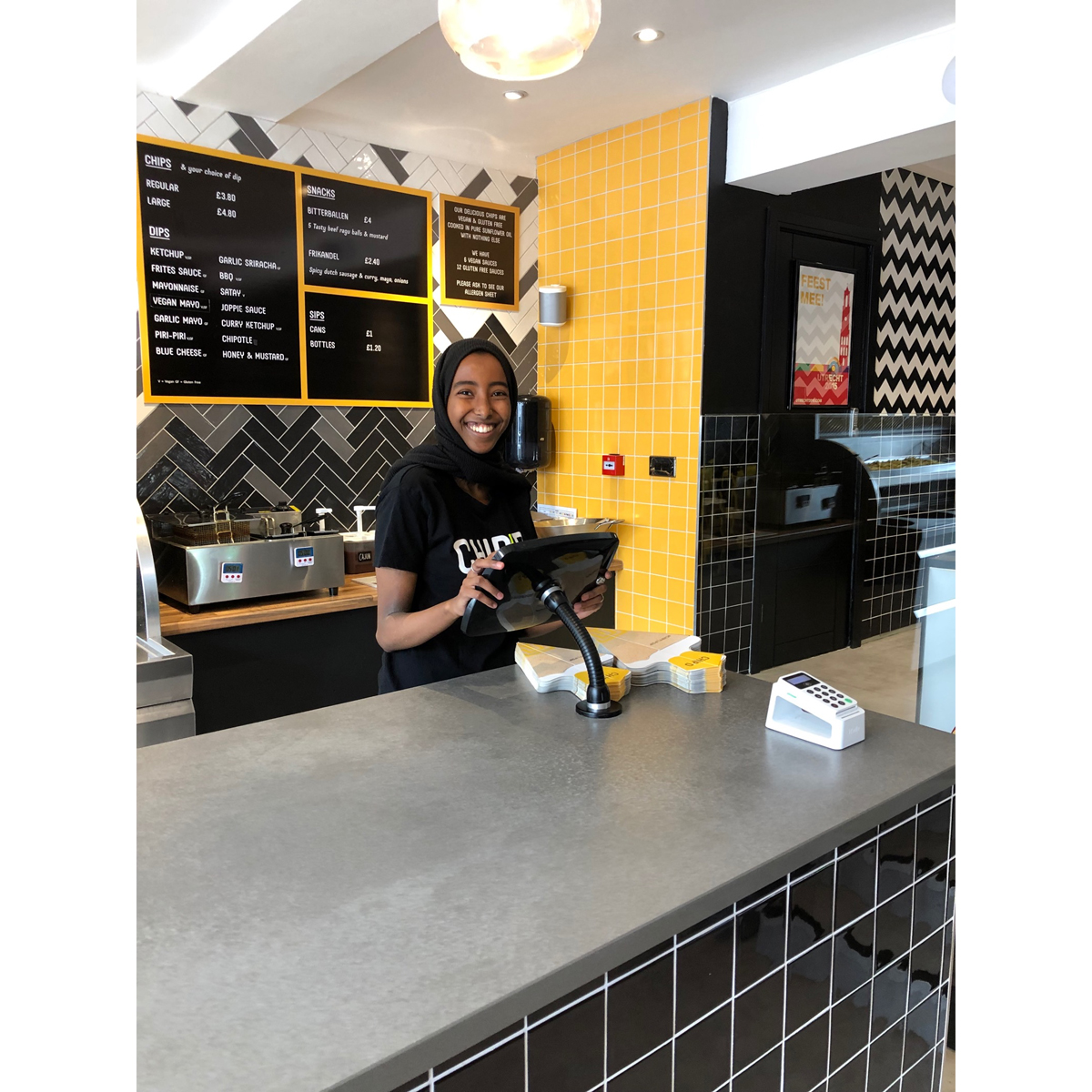 Bouncepad Flex adjustable tablet / iPad kiosk with gooseneck