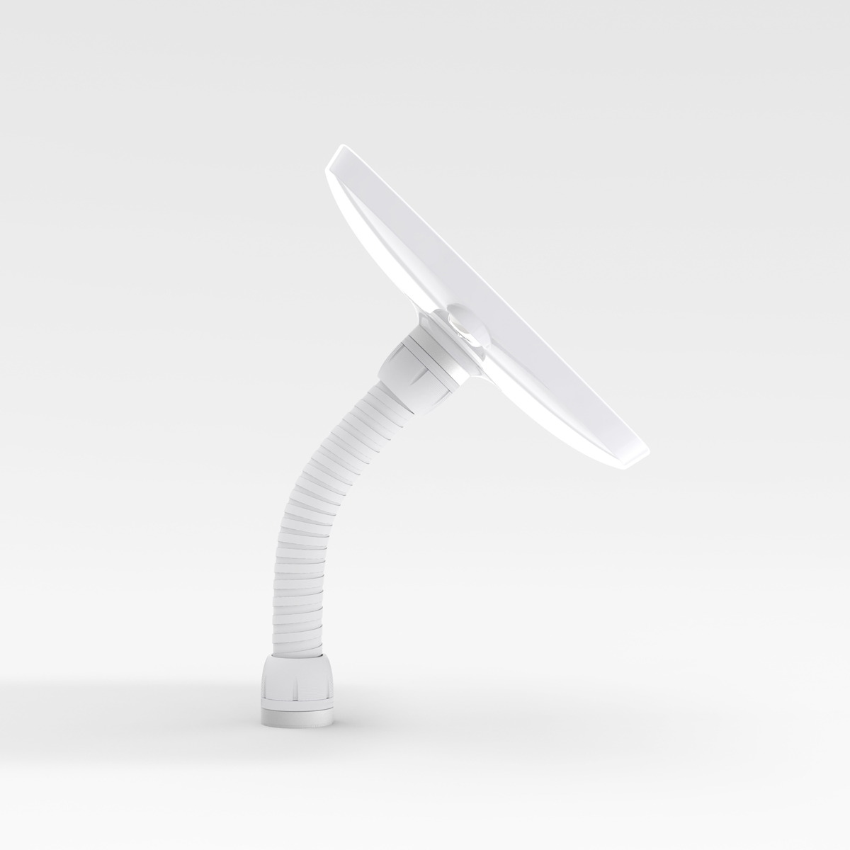 Bouncepad Flex adjustable tablet / iPad kiosk with gooseneck