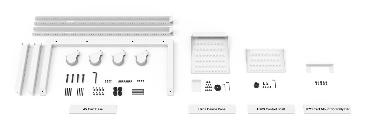 Heckler AV Cart for Logitech Rally Bar