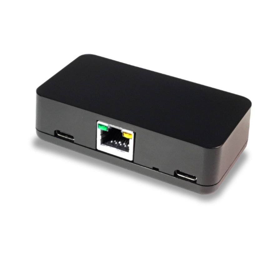 Redpark Gigabit Ethernet and Power Adapter voor iPad's met een USB-aansluiting.