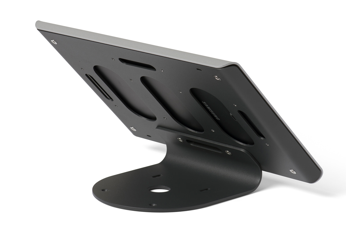 iPad tafelstandaard Tabdoq - achterzijde zilver