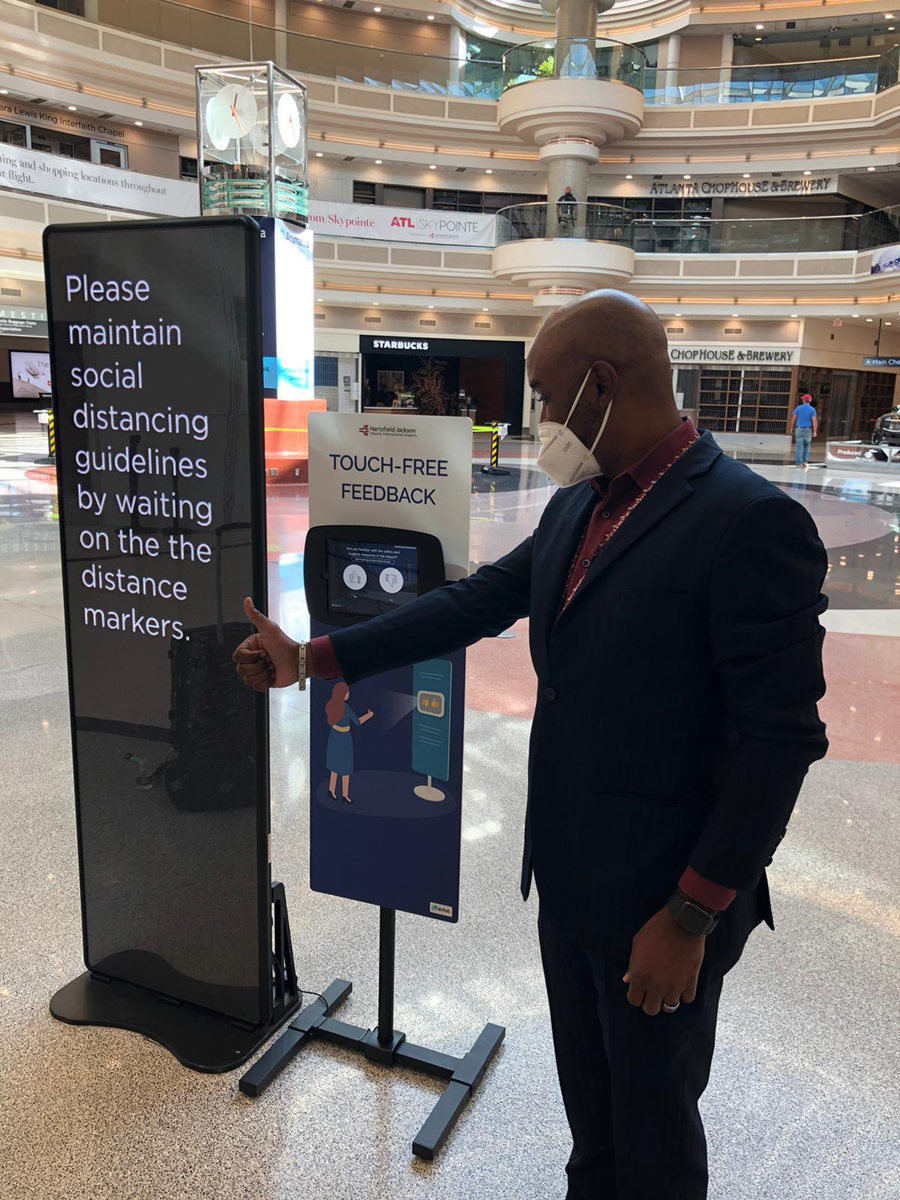 Bouncepad Vesa secure tablet and iPad enclosure