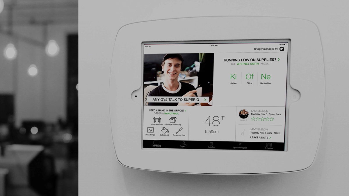 Bouncepad Vesa secure tablet and iPad enclosure