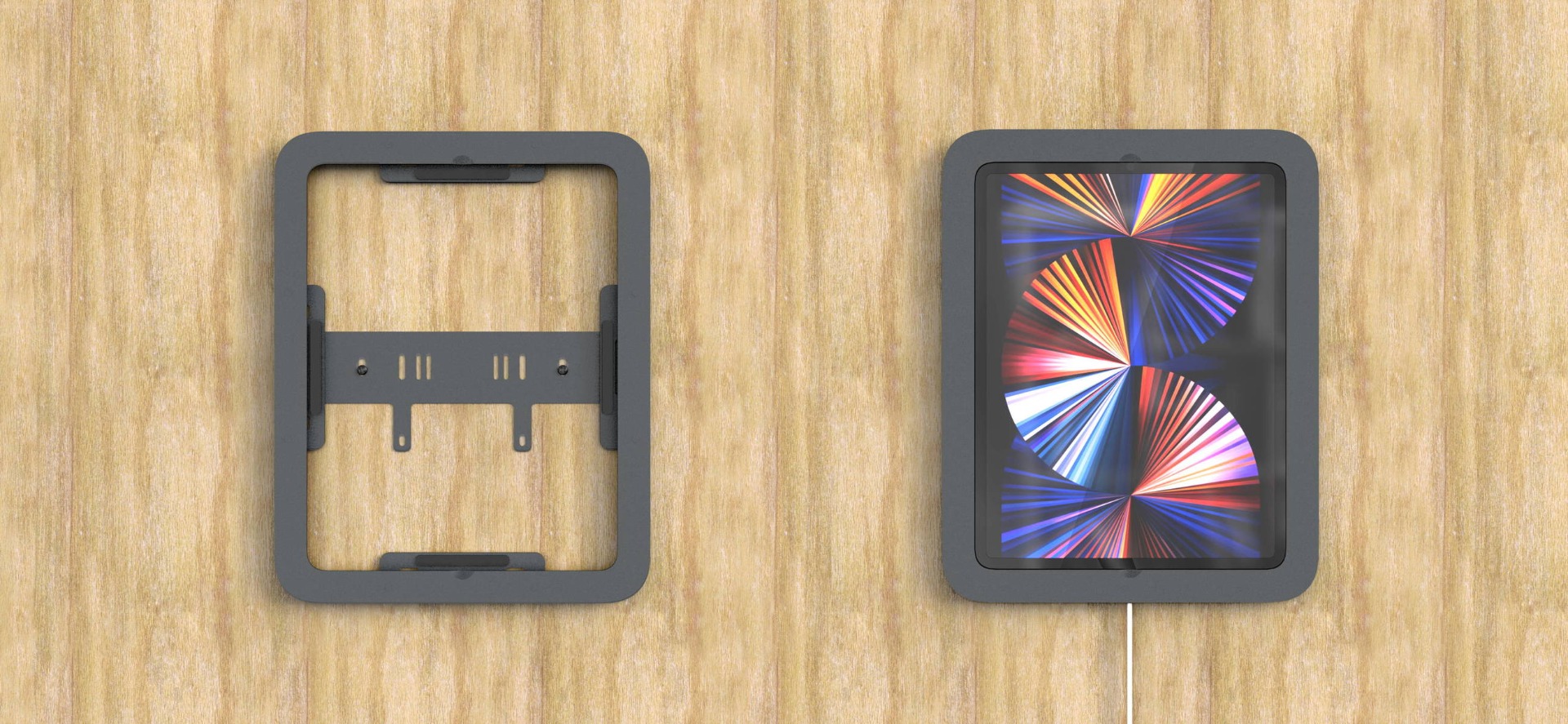 Heckler Wall Mount MX wandhouder iPad mini 6th gen 2021 black gray